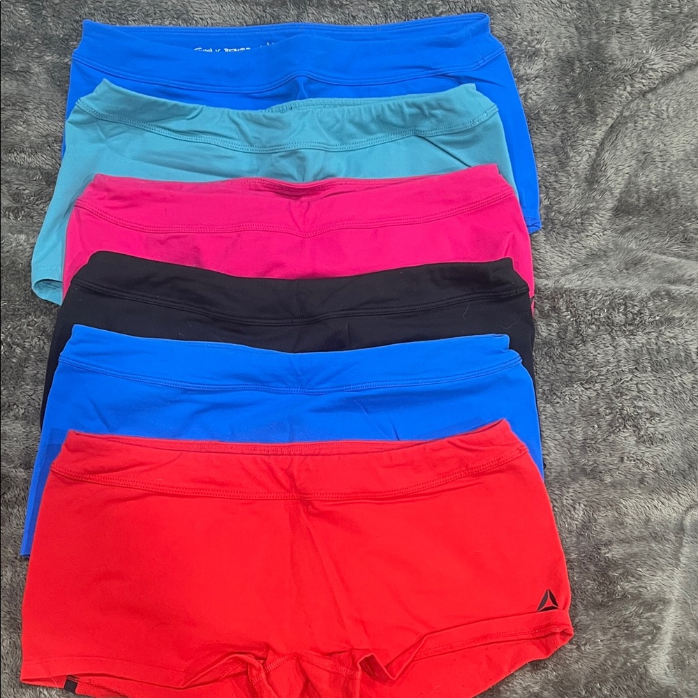 Reebok Women's Athletic Shorts - Vibrant Multi-Color Pack